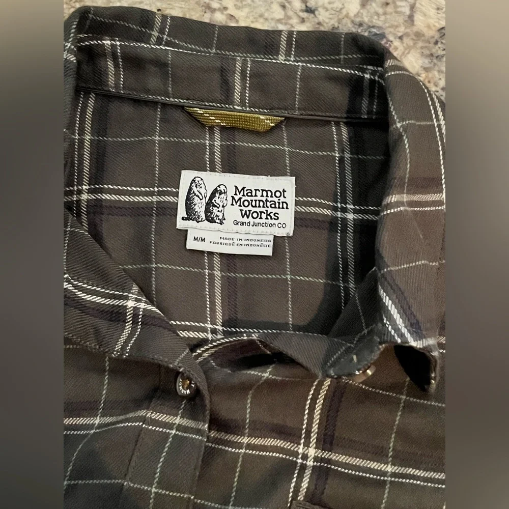 NWT Marmot Women Fairfax Boyfriend Midweight Flannel Shirt - Picture 12 of 13
